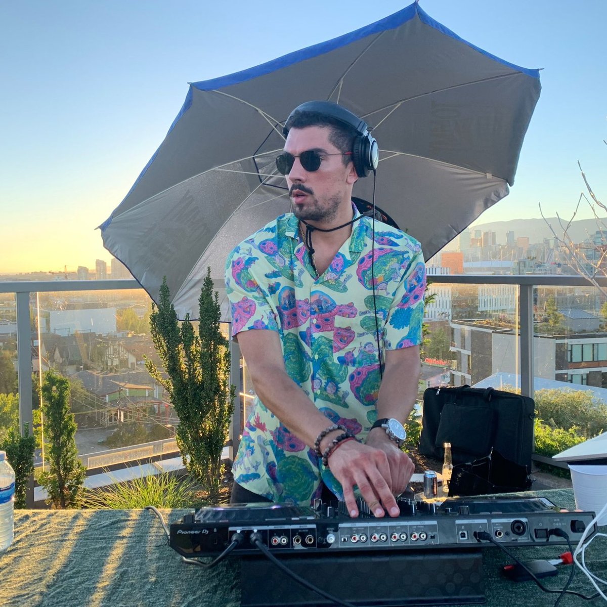 Birthday rooftop party